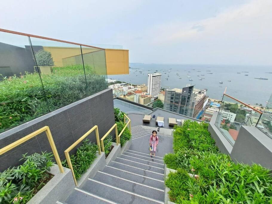 Downtown Chic Condo Rooftop Pool #En797 Pattaya Dış mekan fotoğraf